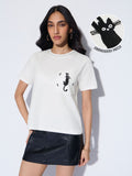 Pet Stories: Pocket Kitty Women Relaxed T-Shirts