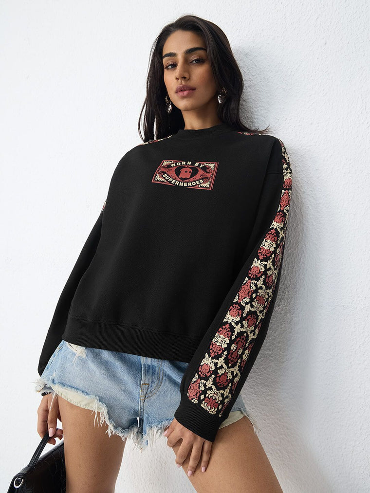 Souled Originals: Shadow Badge Women Oversized Sweatshirts