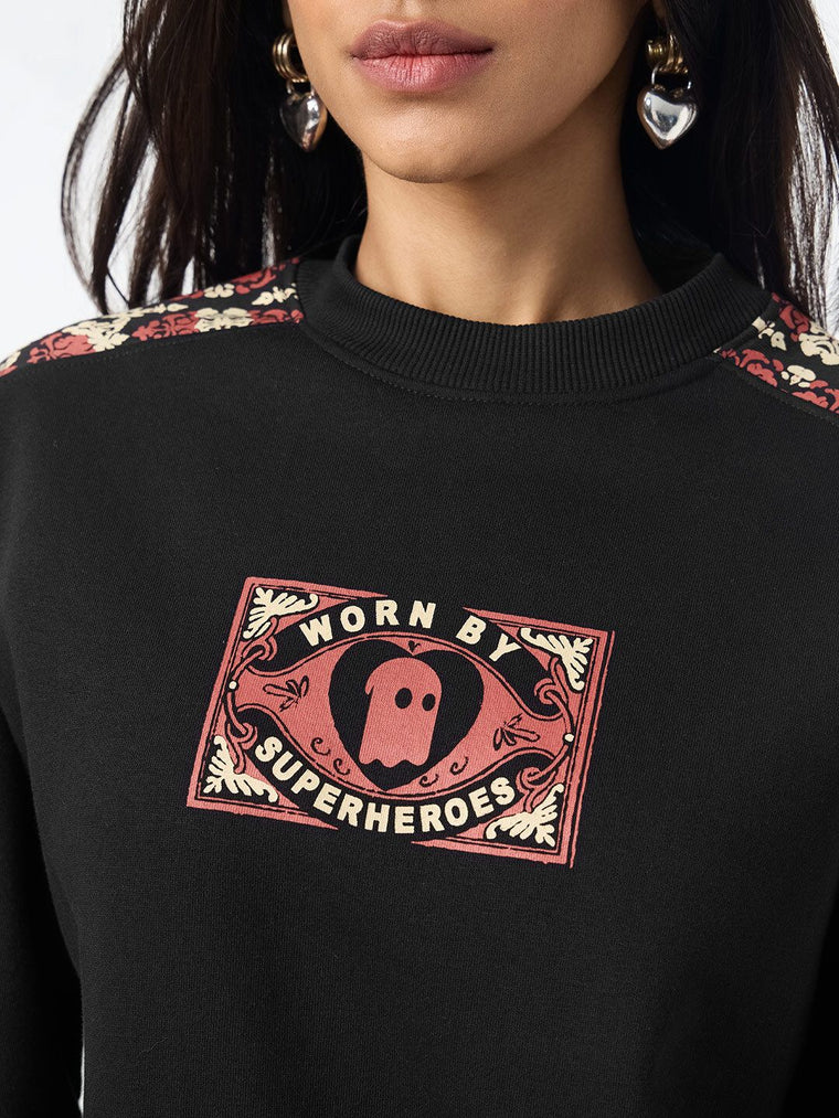 Souled Originals: Shadow Badge Women Oversized Sweatshirts