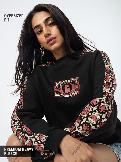 Souled Originals: Shadow Badge Women Oversized Sweatshirts