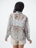 Sheer Shirt: Baby Deer Women Relaxed Shirts