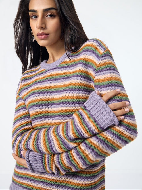 TSS Originals: Candy Swirl Women Oversized Sweaters