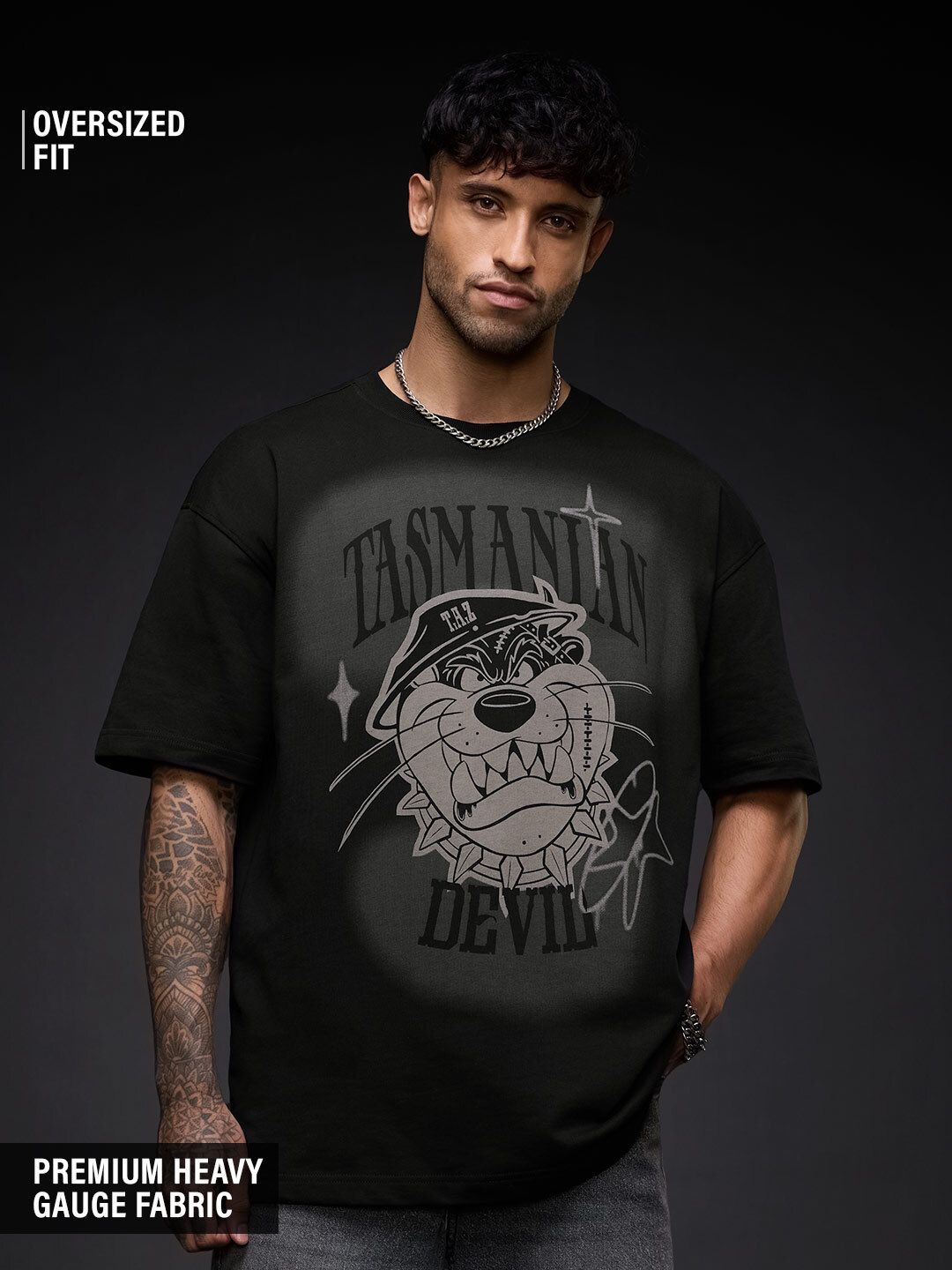 Looney Tunes: Go Taz Oversized T-Shirts