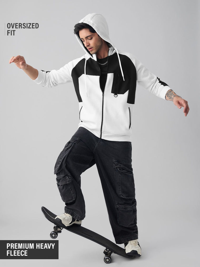 Zipper Hoodie: Stormline Men Oversized Hoodies