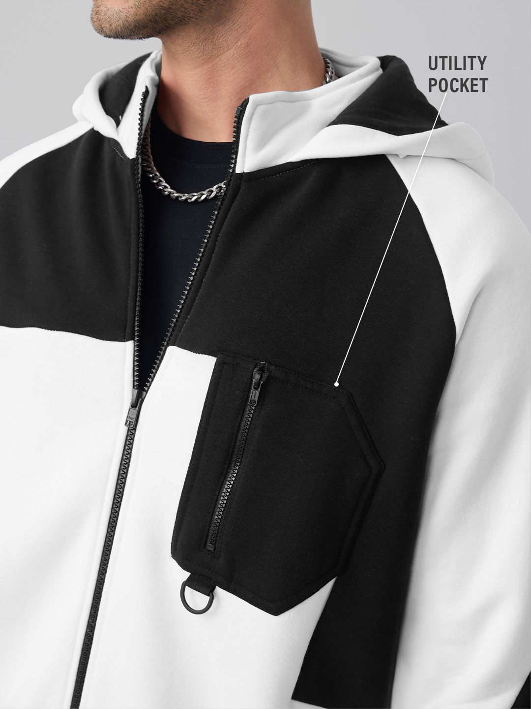 Zipper Hoodie: Stormline Men Oversized Hoodies