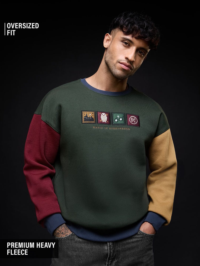 Harry Potter: Magic Is Everywhere Men Oversized Sweatshirts
