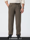 Pleated Pants: Cocoa Bean Men Super Flex Pants