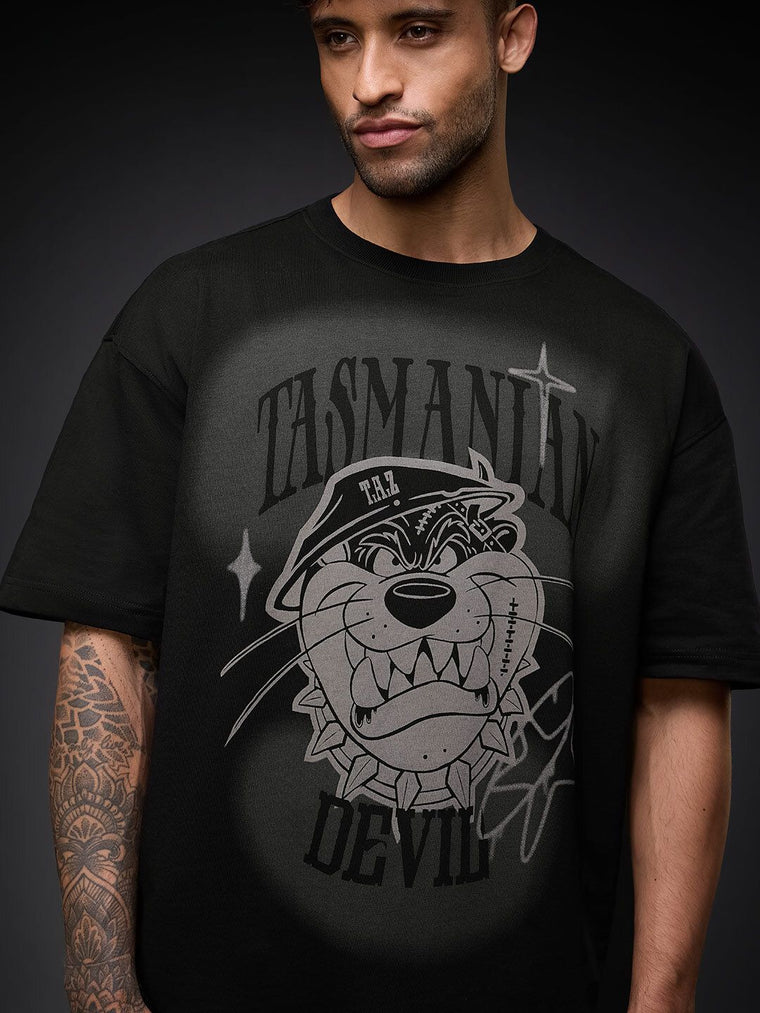 Looney Tunes: Go Taz Oversized T-Shirts