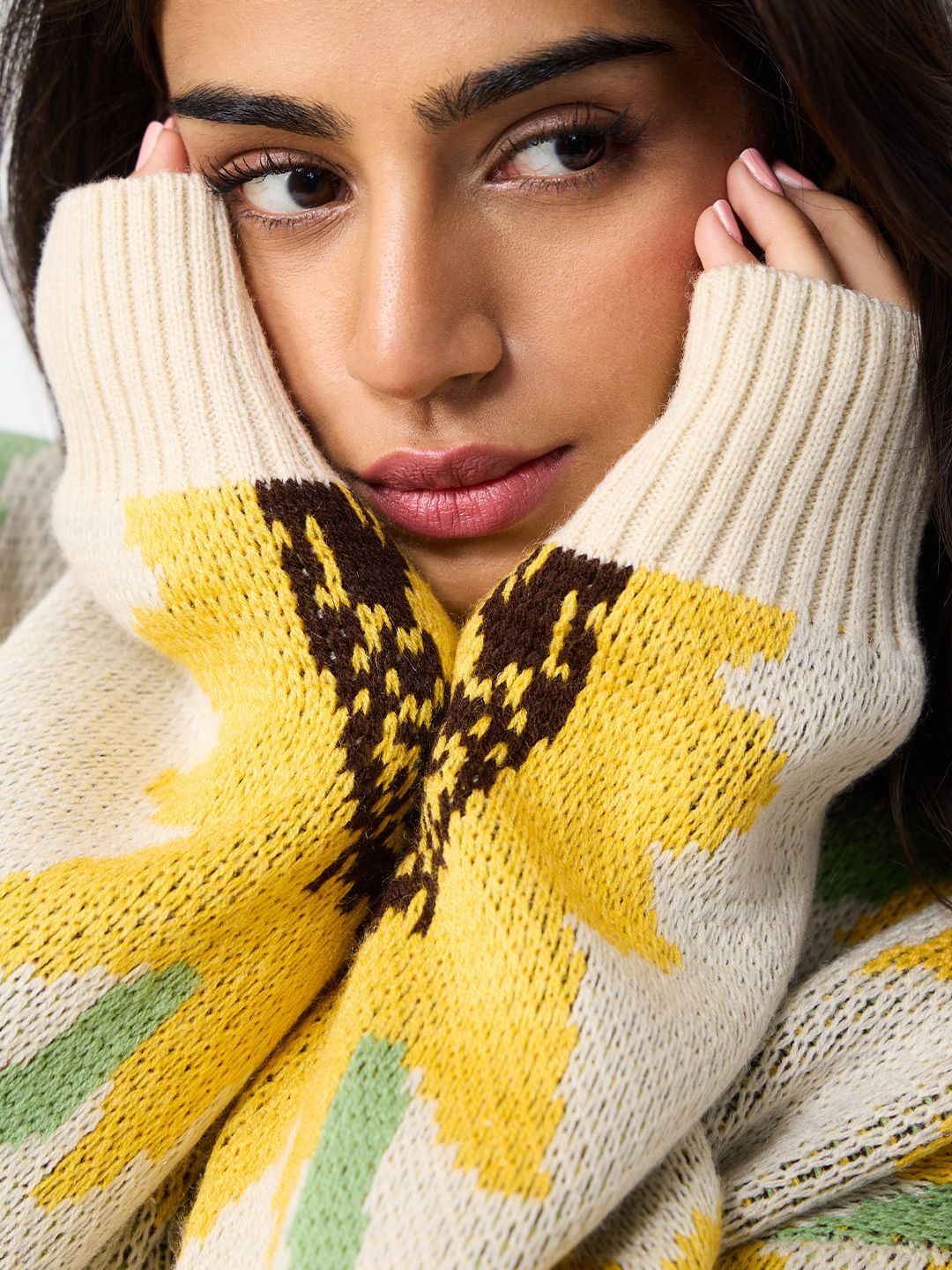 TSS Originals: Sunflower Women Oversized Sweaters