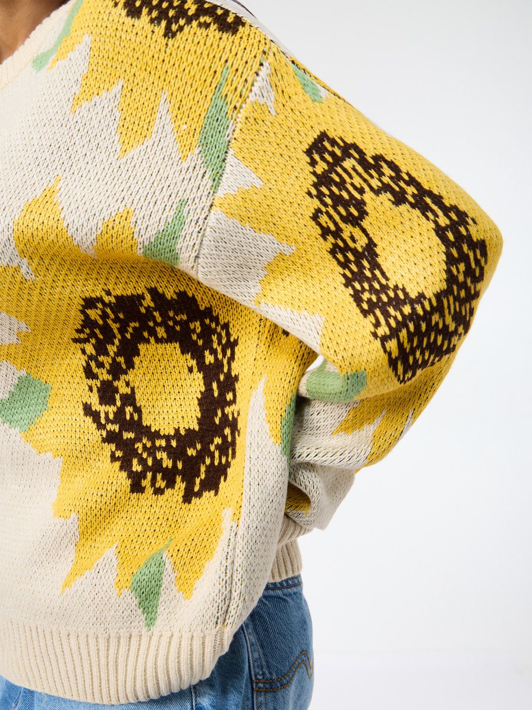 TSS Originals: Sunflower Women Oversized Sweaters