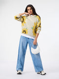TSS Originals: Sunflower Women Oversized Sweaters