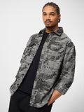 Jacquard Shirt: Dark Mirage Men Relaxed Shirts