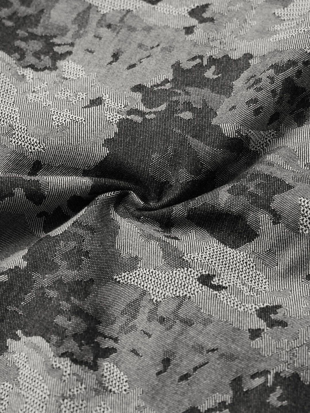 Jacquard Shirt: Dark Mirage Men Relaxed Shirts
