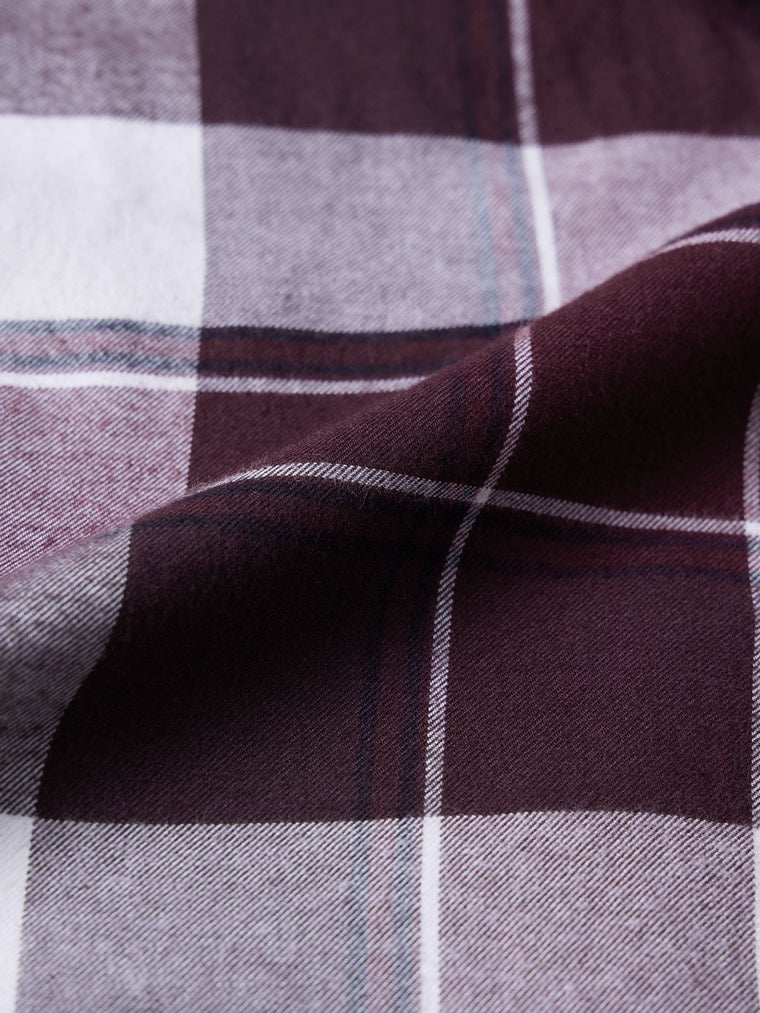 Plaid Shirt: Russet Men Relaxed Shirts