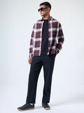 Plaid Shirt: Russet Men Relaxed Shirts
