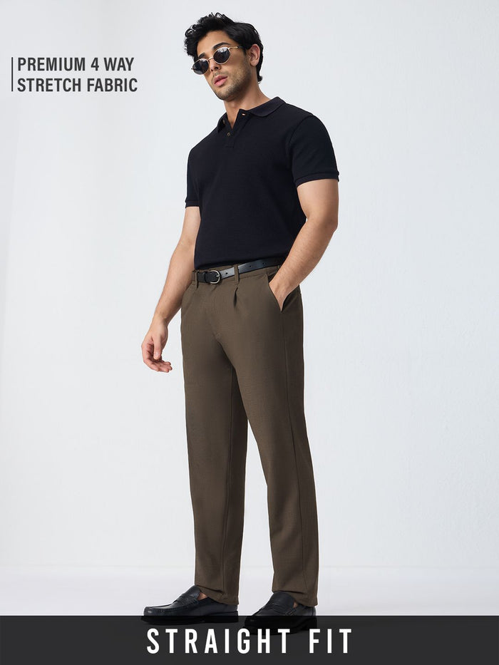 Pleated Pants: Dune Men Super Flex Pants