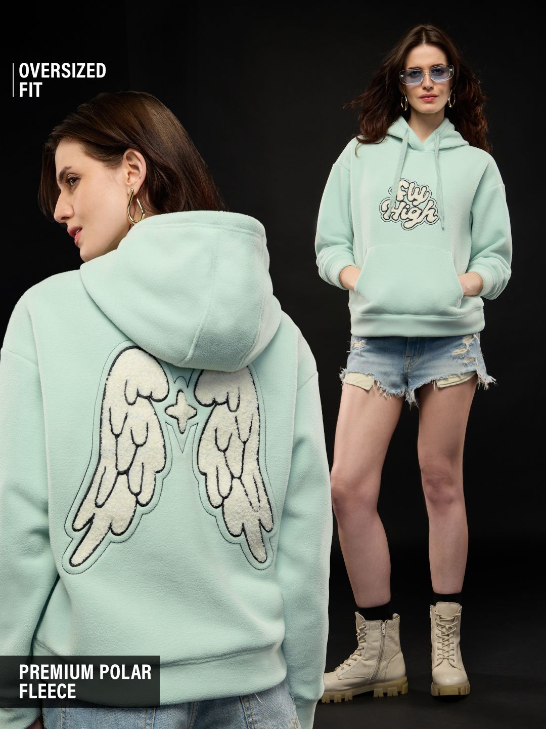 TSS Originals: Fly High Women Oversized Hoodies