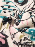 TSS Originals: Pink Scribble Women Oversized Hoodies