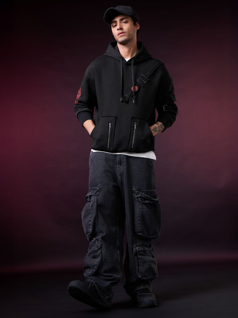 How To Train Your Dragon: Night Fury Men Oversized Hoodies