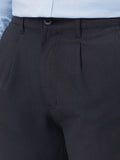 Pleated Pants: Regal Navy Men Super Flex Pants