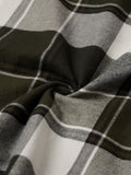 Plaid Shirt: Verdant Men Relaxed Shirts