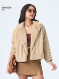 Fur Jacket: Biscotti Women Oversized Jackets