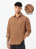 Corduroy Shirt: Redwood Men Relaxed Shirts