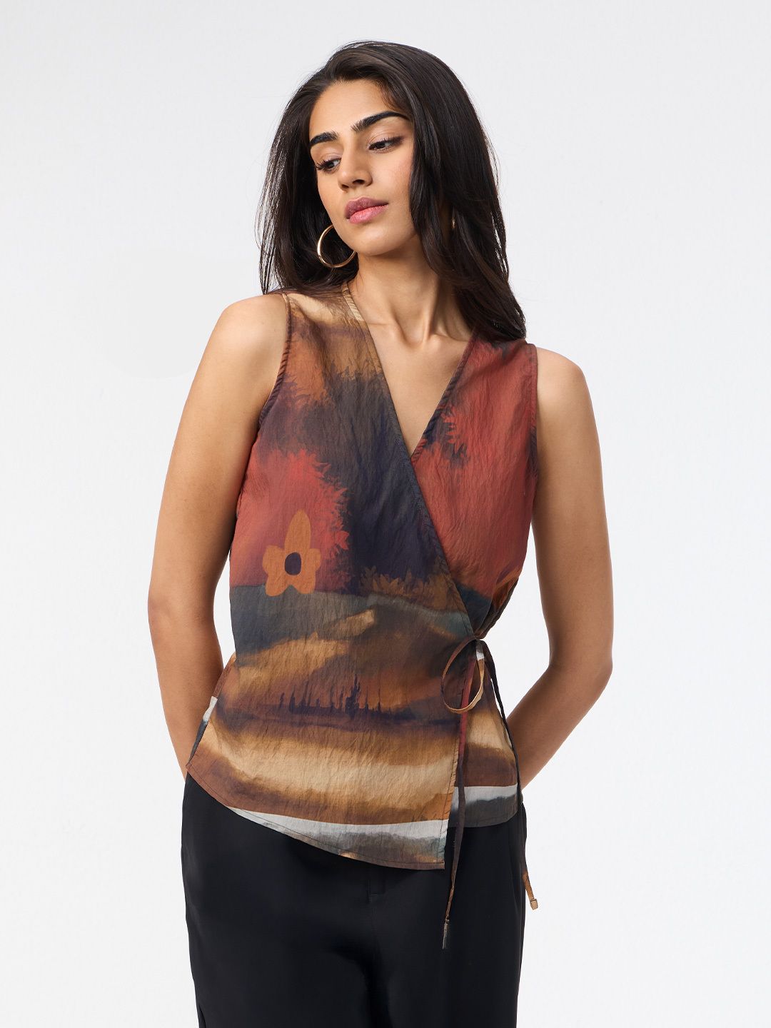 Tie-Up Top: Autumn Women Fashion Tops