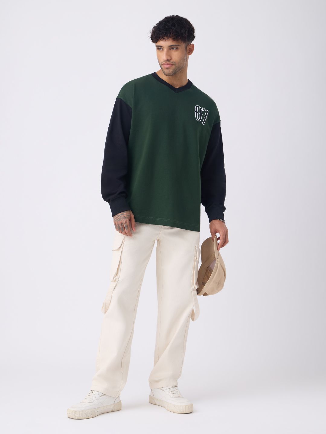 Harry Potter: Slytherin Oversized Full Sleeve T-Shirts