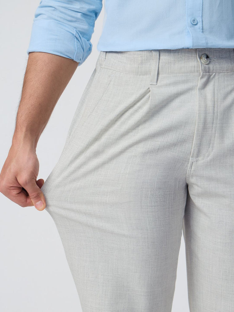 Pleated Pants: Platinum Men Super Flex Pants