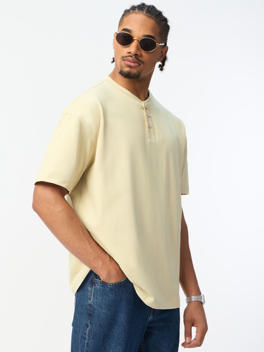Oversized Polo: Latte Oversized Polos