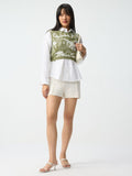 Jacquard Vest: Landscape Women Knit Tops