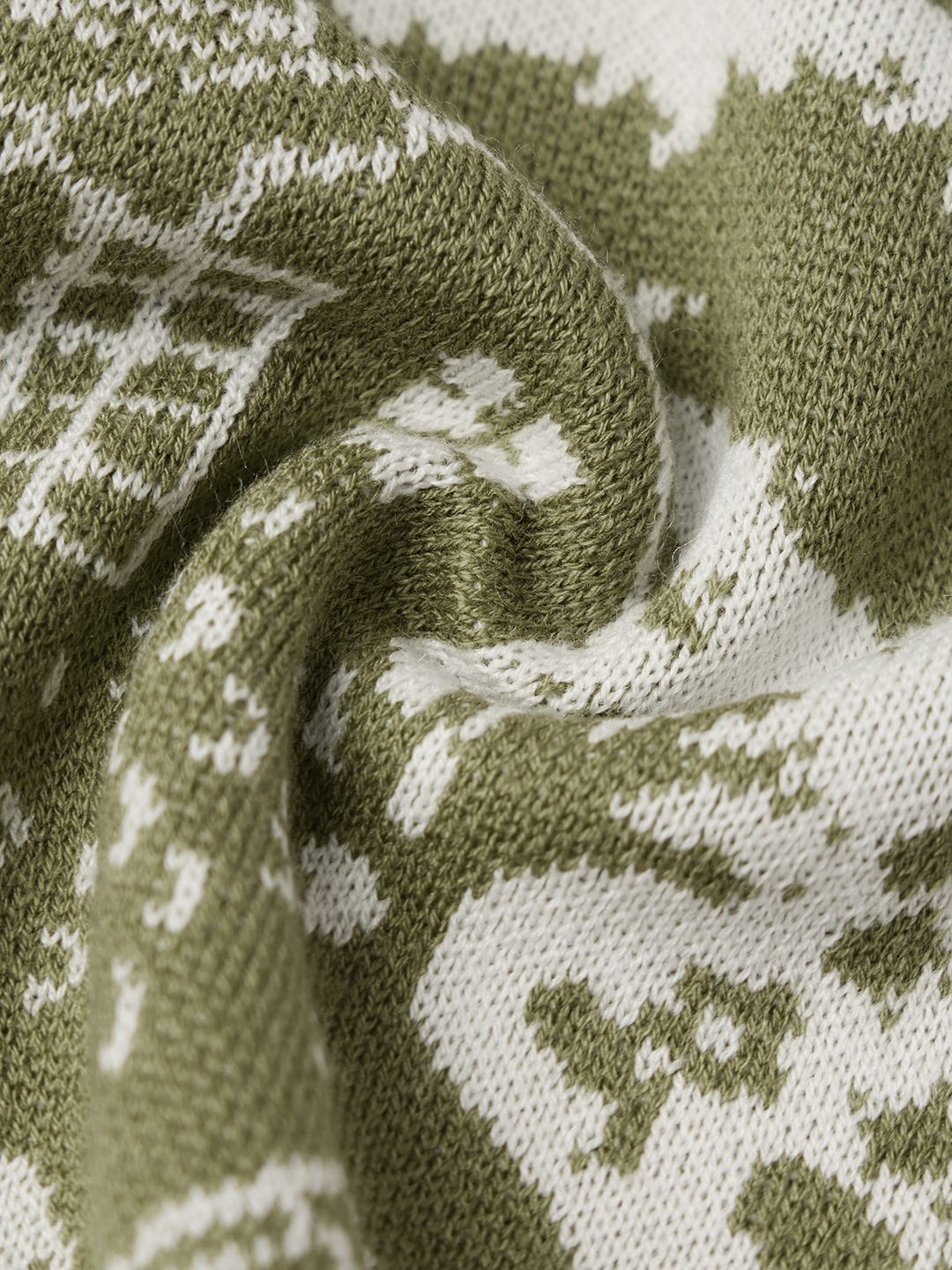 Jacquard Vest: Landscape Women Knit Tops