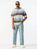 Flatknit Stripe T-Shirt: Nautica Oversized T-Shirts