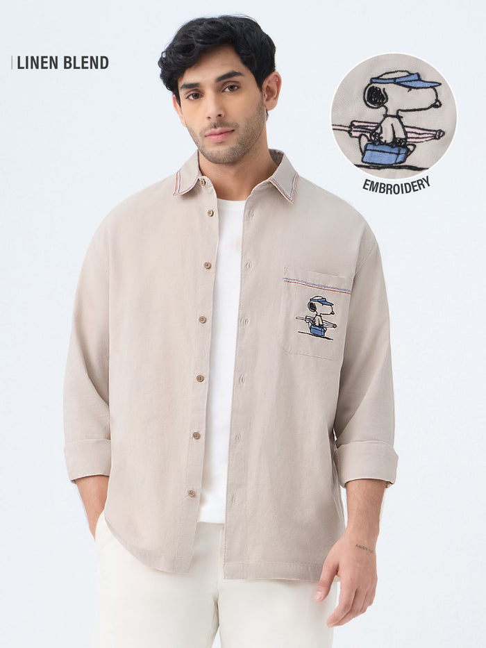 Peanuts: The Good Life Cotton Linen Shirts
