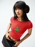 TSS Originals: Christmas Tree Women Fitted T-Shirts