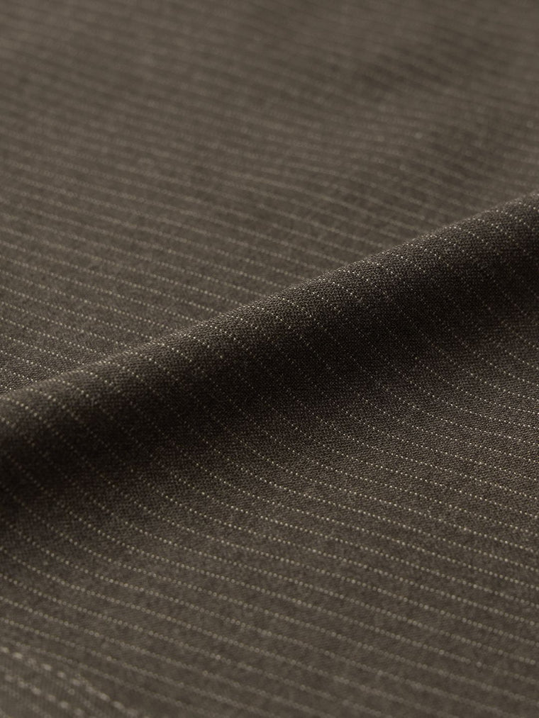 Korean Striped Pants: Walnut Brown Men Super Flex Pants