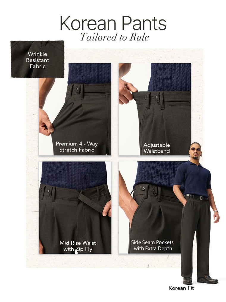 Korean Pants: Timber Men Super Flex Pants