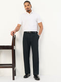 Korean Pants: Black Stripes Men Super Flex Pants