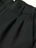 Korean Pants: Black Stripes Men Super Flex Pants