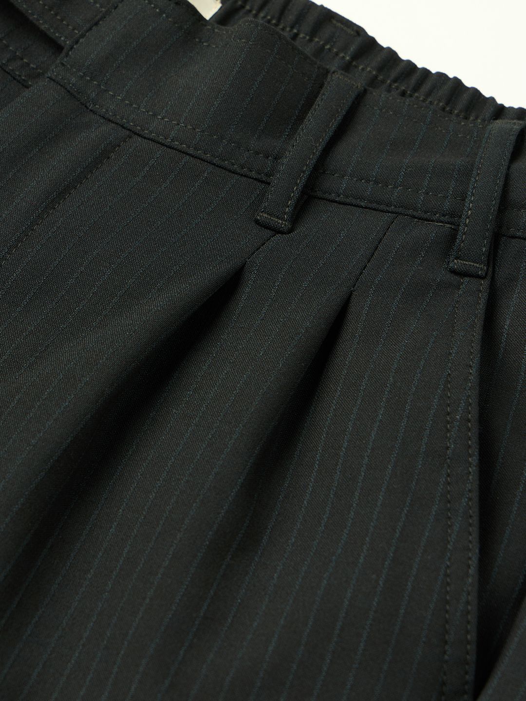 Korean Pants: Black Stripes Men Super Flex Pants