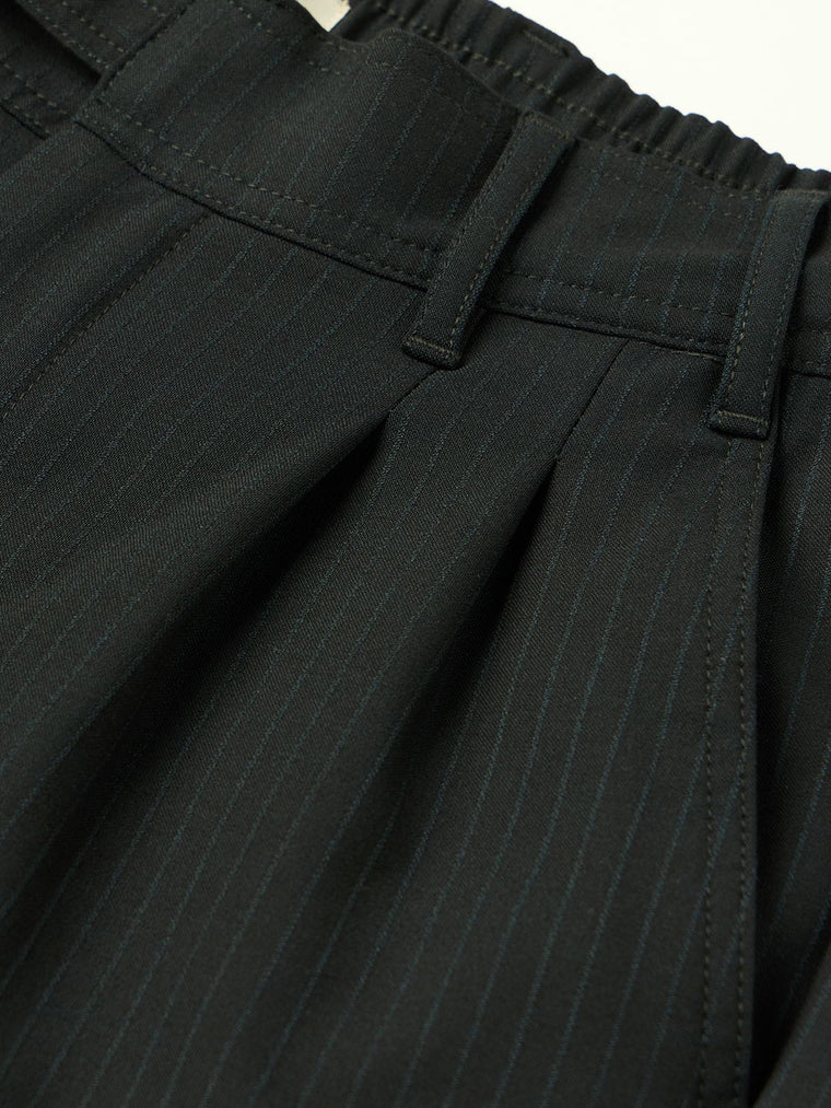 Korean Pants: Black Stripes Men Super Flex Pants