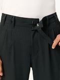 Korean Pants: Black Stripes Men Super Flex Pants