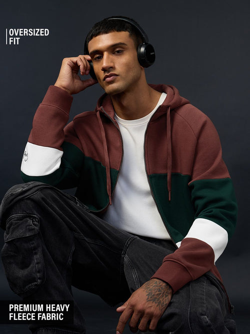 Oversized Hoodie: Coral Quartz Men Oversized Hoodies