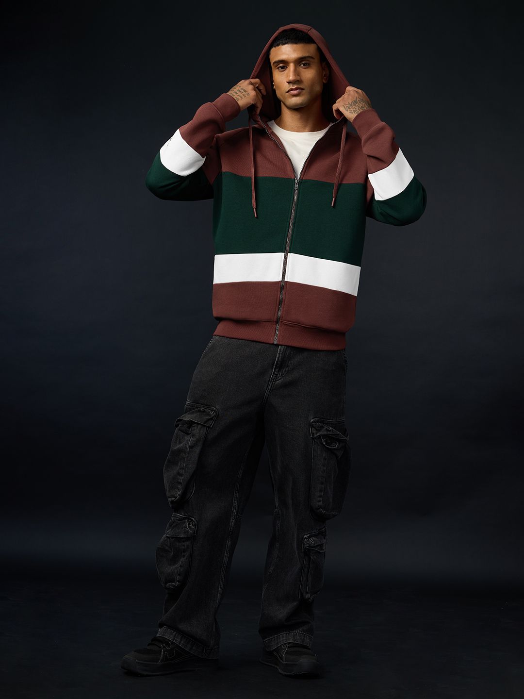 Oversized Hoodie: Coral Quartz Men Oversized Hoodies