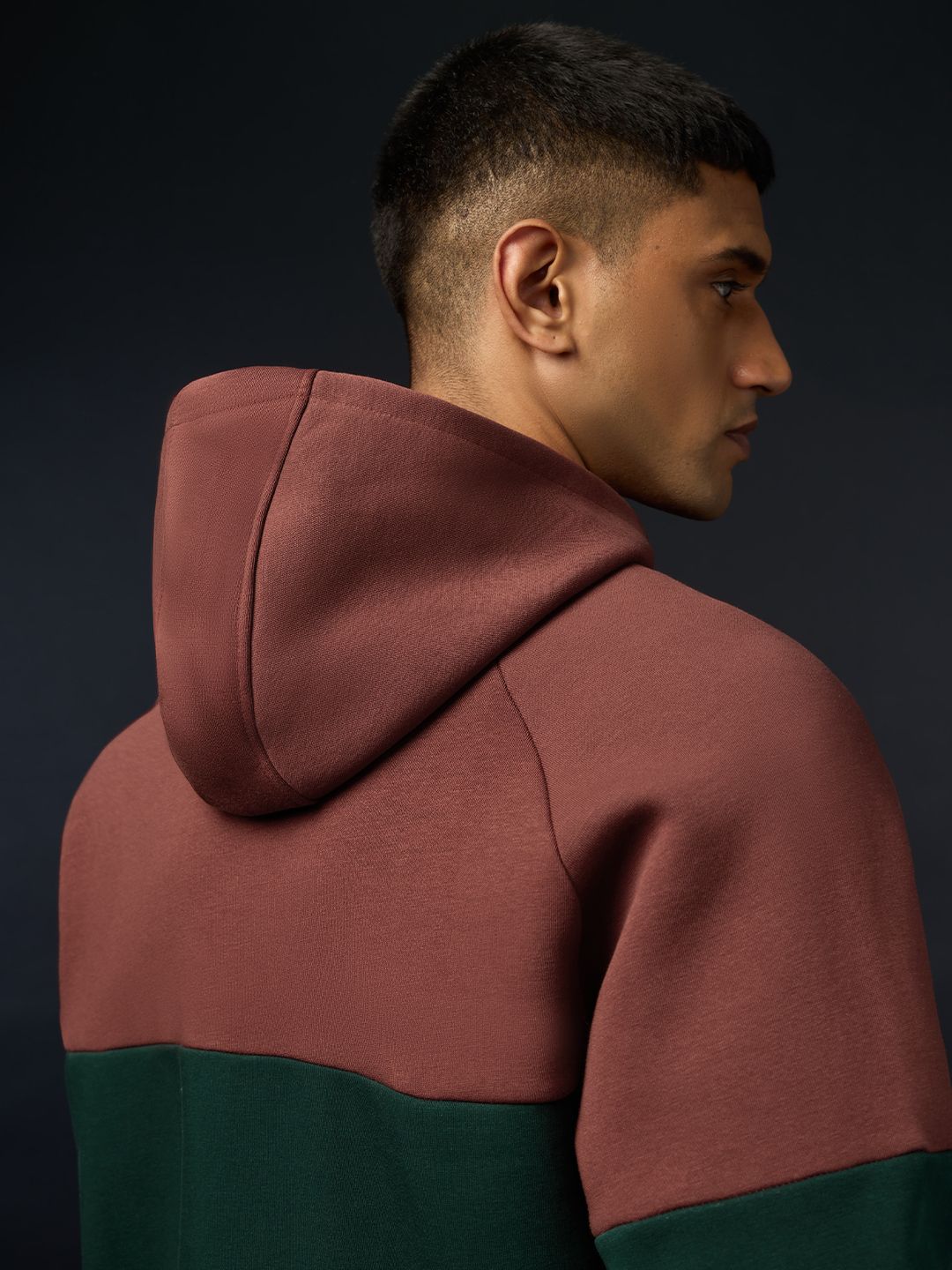 Oversized Hoodie: Coral Quartz Men Oversized Hoodies