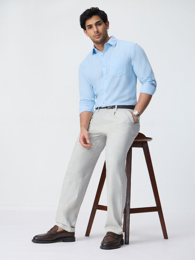 Pleated Pants: Platinum Men Super Flex Pants