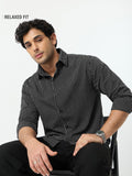 Cotton Linen Stripes: Midnight Blue Cotton Linen Shirts