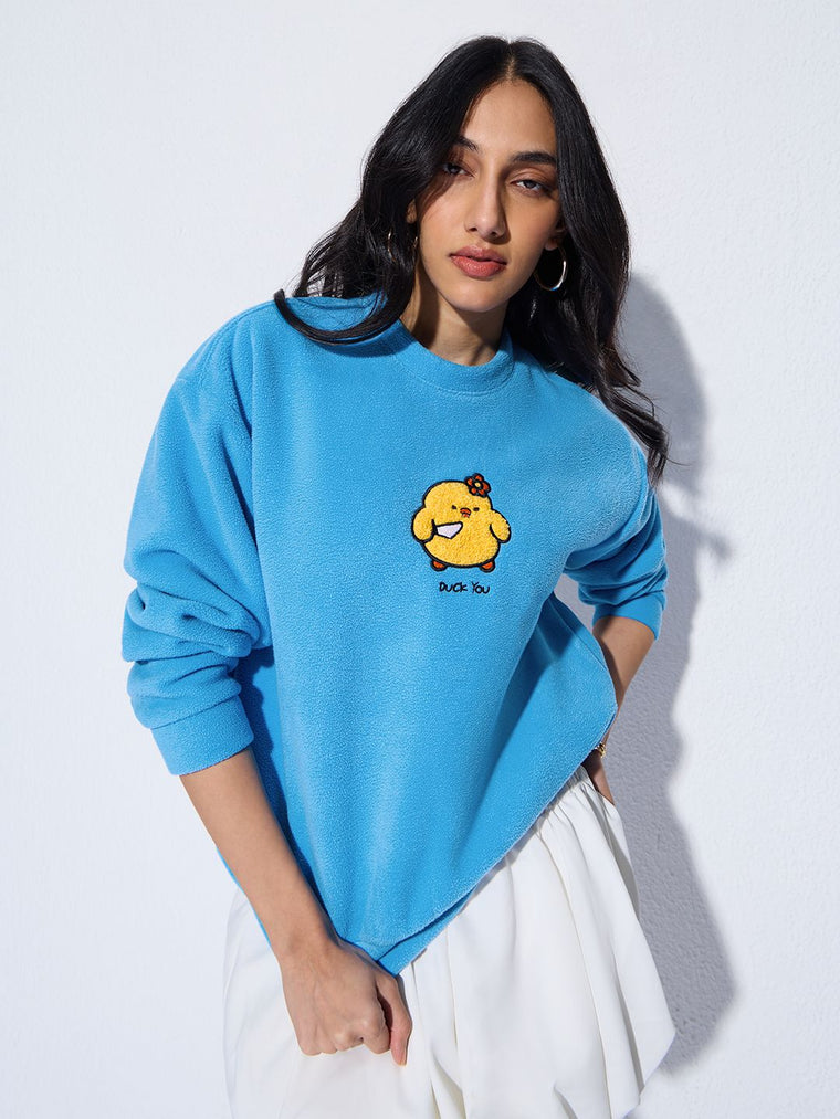 TSS Originals: Angry Ducky Women Oversized Sweatshirts