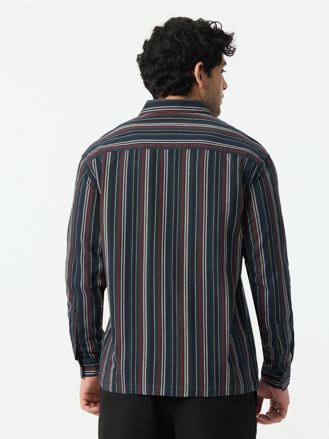 Striped Shirt: Amazonia Men Relaxed Shirts